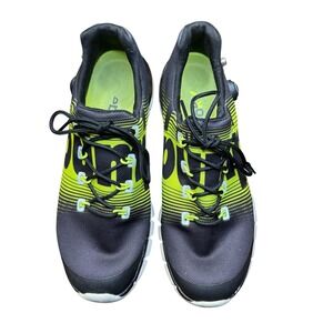 Reebok Pump Shoes Womens Size 8 Yellow Black Running Athletic Sneakers M47886